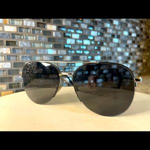 Christian Dior aviation style black and silver